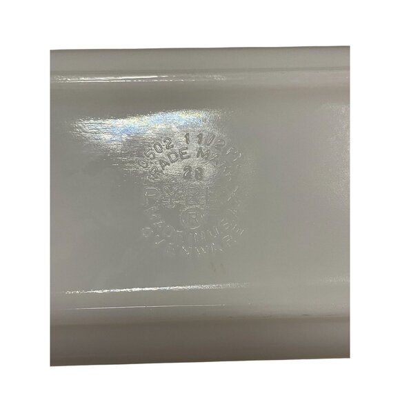 Pyrex Refrigerator Dish and Lid Used Butterprint Amish Rooster Rectangle - Picture 8 of 16